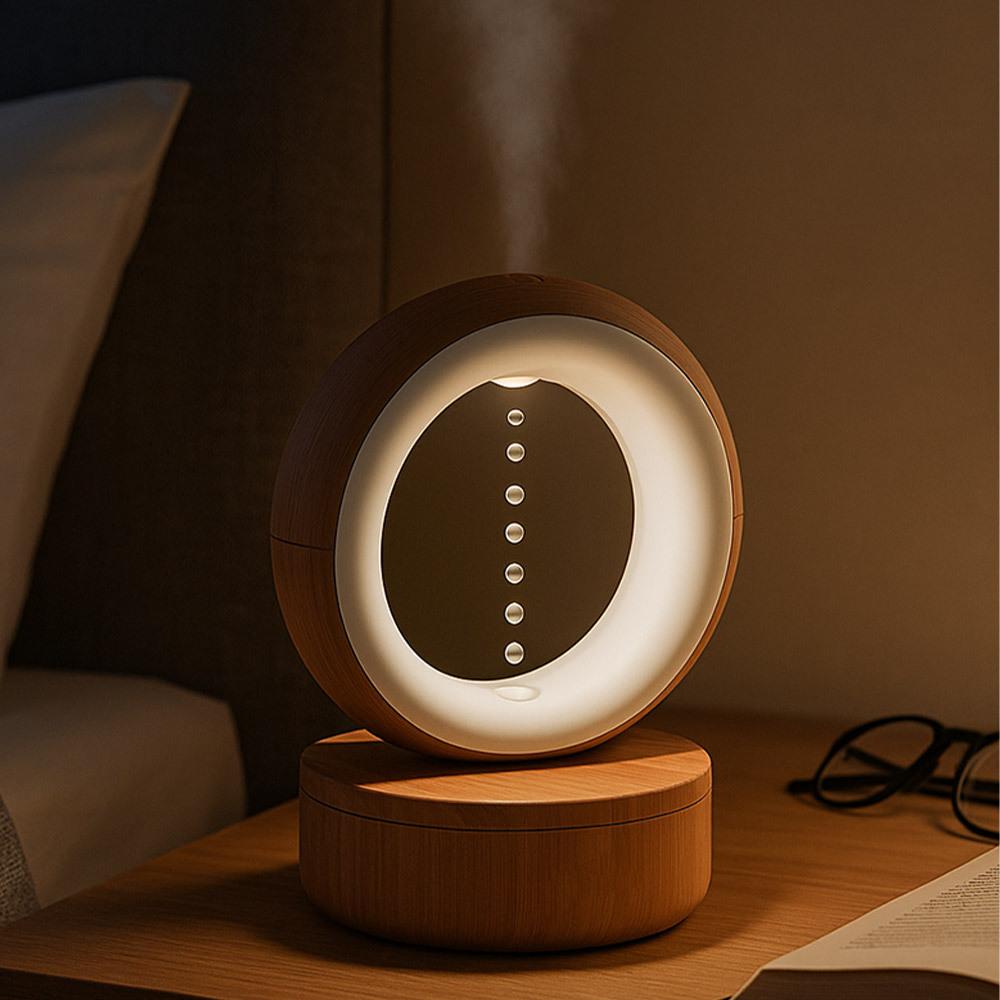 파인큐브 LED 가습기 탁상용 무드등가습기 HUMI-Wood 상품 이미지 1