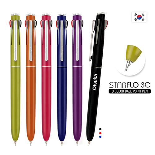 스타플로 3색 볼펜(0.7) 상품 이미지 1