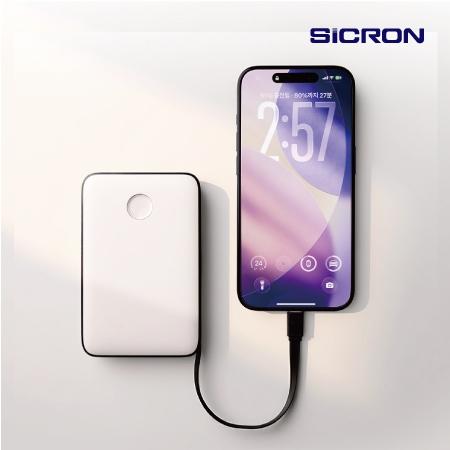 시크론 맥세이프 고속 PD 유무선 보조배터리 10,000mAh MSQ-710 MAX 35W 상품 이미지 2