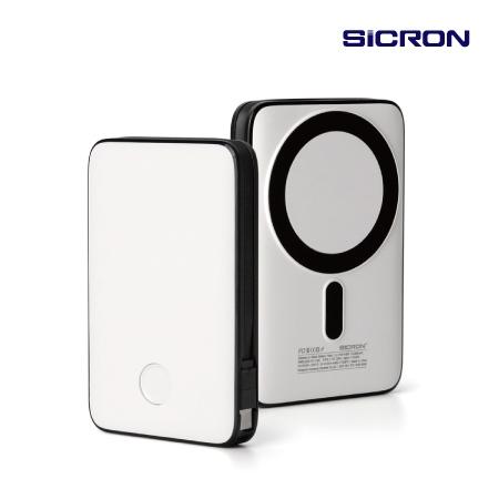 시크론 맥세이프 고속 PD 유무선 보조배터리 10,000mAh MSQ-710 MAX 35W 상품 이미지 1