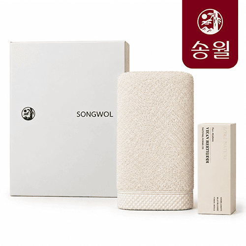 송월코마40수무지160 X 로라네이처비건 핸드크림 세트 상품 이미지 1