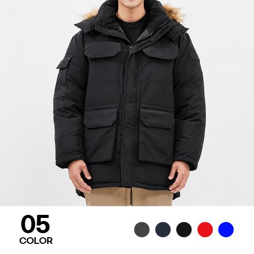 컴포트볼 멀티포켓 패딩 점퍼 M-4XL 겨울 방한 보온 작업복 단체 유니폼 상품 이미지 1