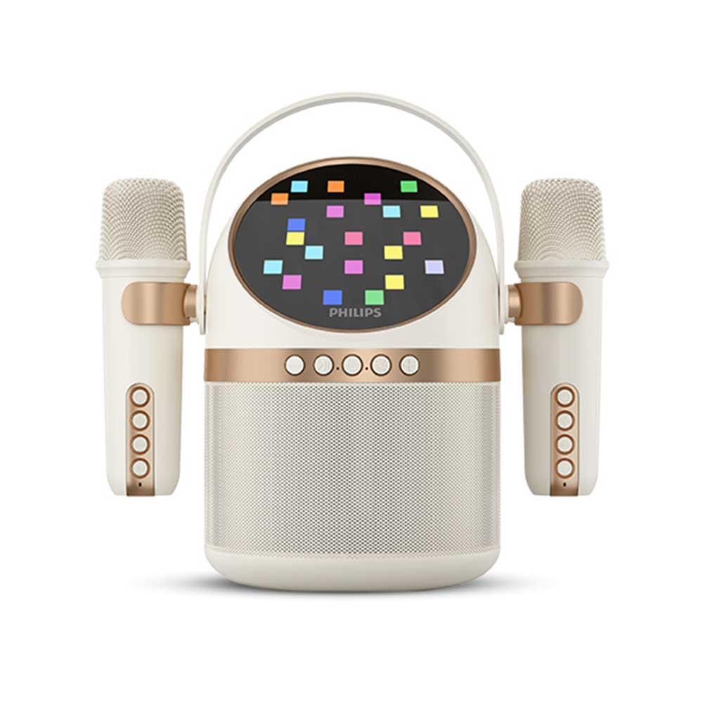 필립스 TAS2509 휴대용 LED 블루투스 노래방 마이크 스피커 상품 이미지 2
