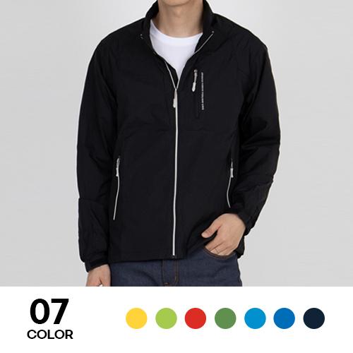 휴대용 후드 내장 경량 바람막이 자켓 M-3XL 간절기 방풍 단체 작업복 유니폼 상품 이미지 1
