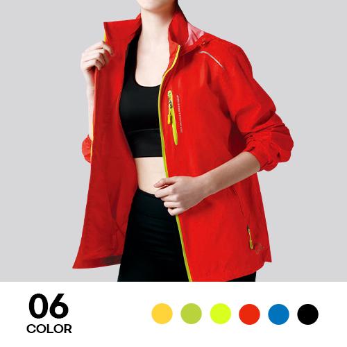 후드 내장형 지퍼 포인트 바람막이 자켓 M-3XL 간절기 방풍 작업복 단체 유니폼 상품 이미지 1