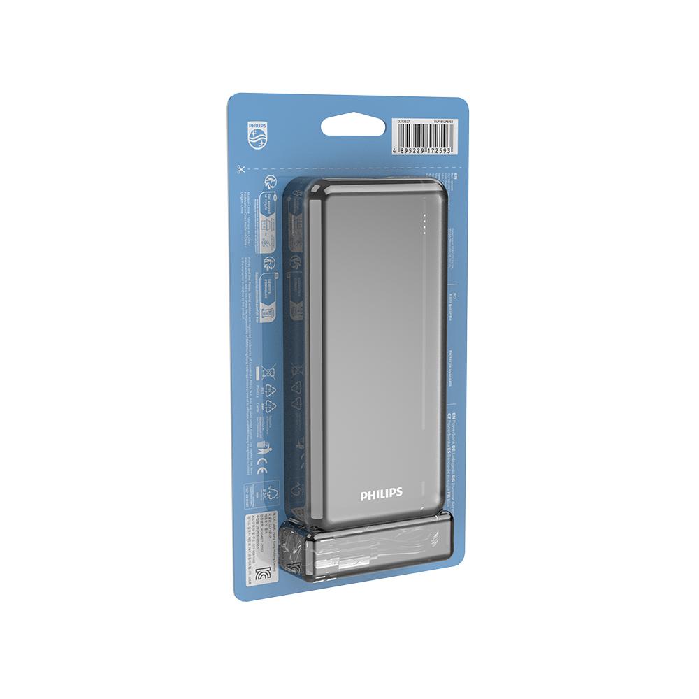 필립스 슬림 보조배터리 고속충전 대용량 PD20W 10000mAh QC3.0 상품 이미지 4