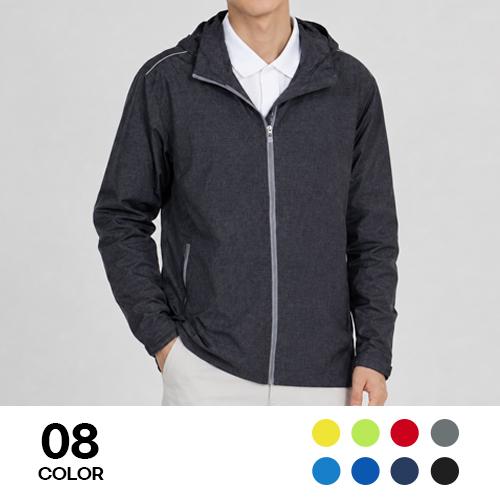 어깨 반사 파이핑 탈부착 후드 바람막이 자켓 S-4XL 방풍 작업복 단체 유니폼 상품 이미지 1